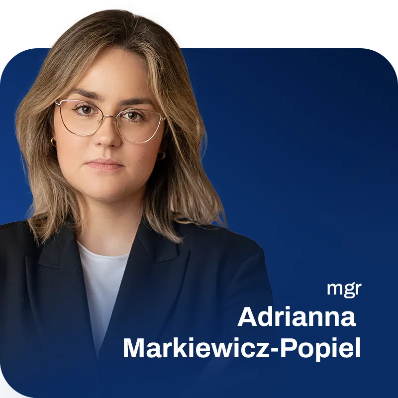 mgr Adrianna Markiewicz-Popiel